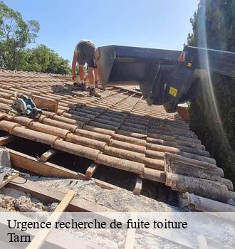 Urgence recherche de fuite toiture 81 Tarn  Entreprise JACQUET