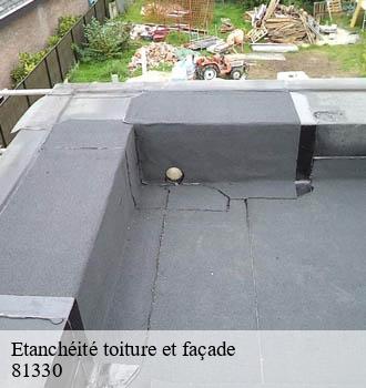 Etanchéité toiture et façade vabre-81330 Entreprise JACQUET