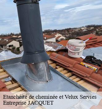 Etanchéité de cheminée et Velux  servies-81220 Entreprise JACQUET