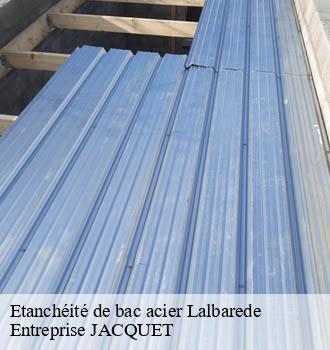 Etanchéité de bac acier lalbarede-81220 Entreprise JACQUET