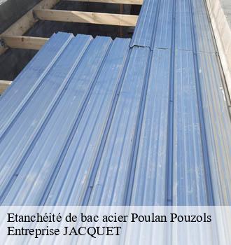 Etanchéité de bac acier poulan-pouzols-81120 Entreprise JACQUET