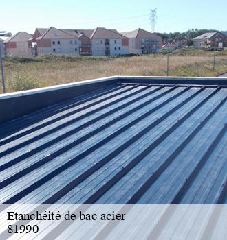 Etanchéité de bac acier  le-sequestre-81990 Etanchéité EBT