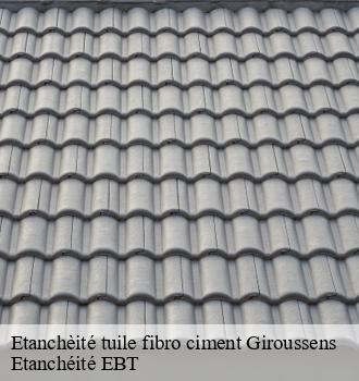Etanchèité tuile fibro ciment  giroussens-81500 Etanchéité EBT