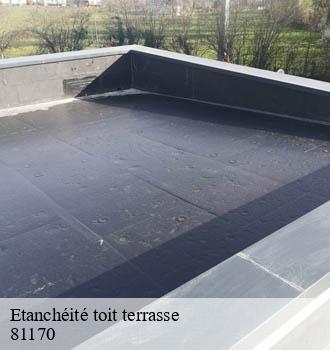 Etanchéité toit terrasse bournazel-81170 Entreprise JACQUET